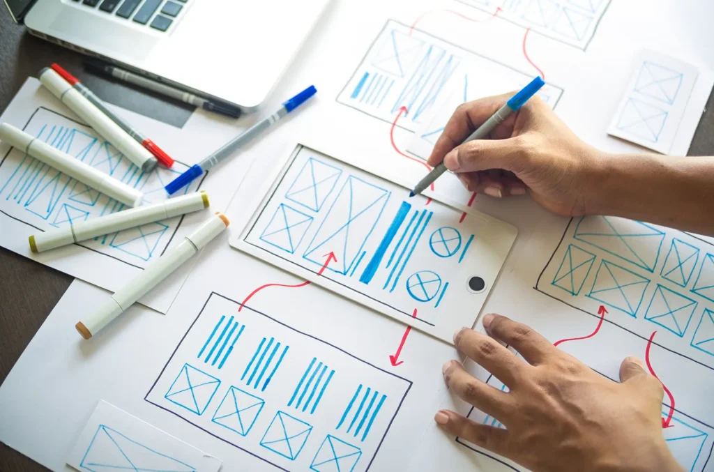 Wire Frame Website