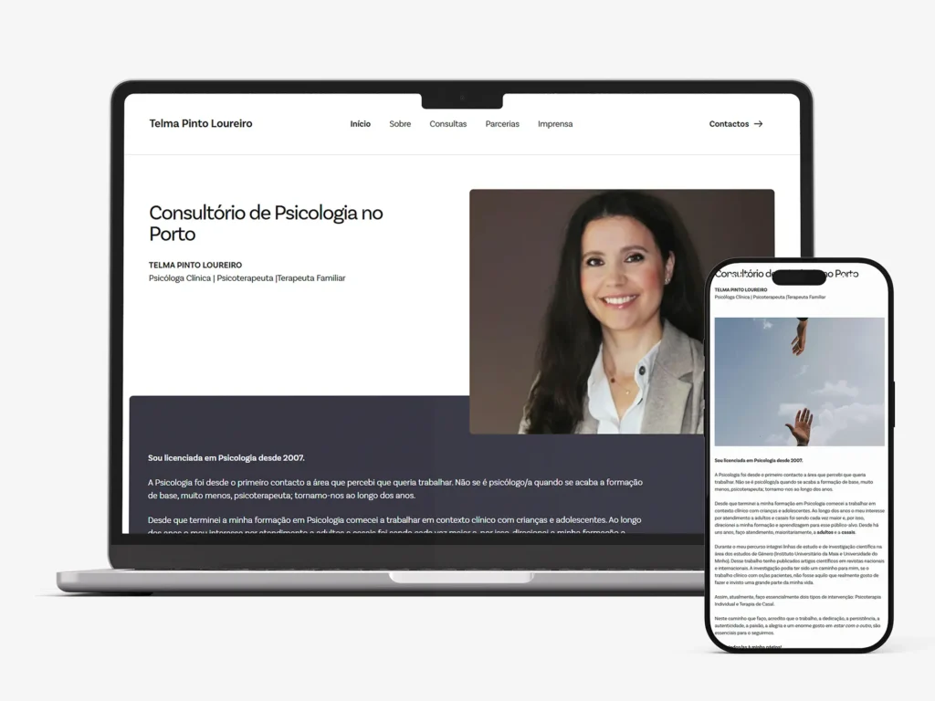 Site Psicóloga: Telma Pinto Loureiro